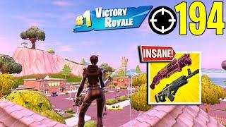 194 Elimination Solo Vs Squads MYTHIC Gameplay Wins (NEW! Fortnite Blitz Royale PS5 DualSense)