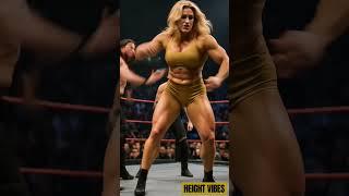 World's Tallest Female Wrestler #2 🩱 #heightvibes #shorts #wrestling #tallgirlfriend #tallwoman