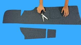 Sew a stylish winter coat with a built-in hood