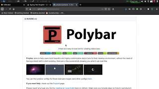 How to theme a basic Polybar (Xmonad)