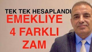 SON DAKİKA EMEKLİYE 4 FARKLI ZAM FORMÜLÜ