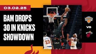 Bam Adebayo 30 PTS 7 REB 4 AST | New York Knicks vs. Miami HEAT | March 2, 2025