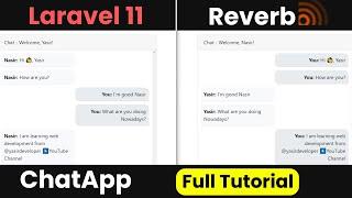 Laravel Reverb Chat App Tutorial: Build Your Own Chat Application [HINDI]