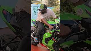 kawasaki zx10r, Arrow Exhaust Racing - Indy Race Titanium with carbon cap