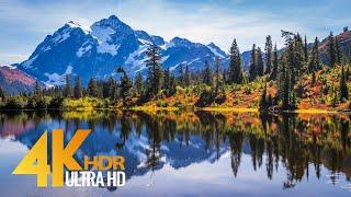 Mt. Shuksan, Fall in the North Cascades, WA State - 4K HDR Short Relaxation Video