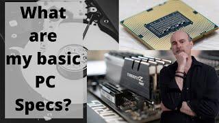 How to find my computer specs in windows 10