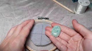 БРОШЬ С НАТУРАЛЬНЫМ КАМНЕМ. HOW TO MAKE A BROOCH. DIY