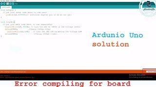 Error compiling for board ardunio/Genuino Uno |Ardunio Program Solution |#Original |#InventiveSky