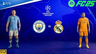 FC 25 - Real Madrid Vs Manchester City - Ft. Mbappe,Haaland | UEFA UCL 24/25 FINAL | 4K PS5™ [4K60]