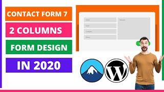 Create 2 Columns form contact form 7 | Contact Form 7 Style |Zeeshan Alam