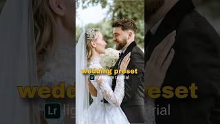 How to edit wedding photos in Lightroom tutorial,wedding Lightroom preset #youtubeshorts #lightroom