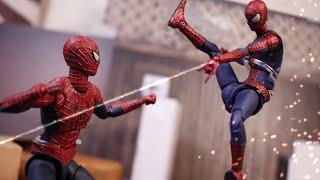 spiderman  stop motion spiderman vs spiderman no way home