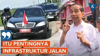 Jokowi Sindir Jalan Rusak Lampung Berdampak pada Harga Sembako