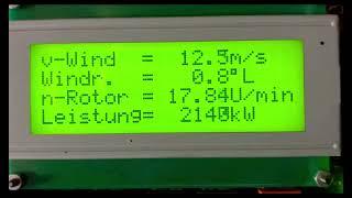 Full power test run on a Windturbine E82 (2300kW)