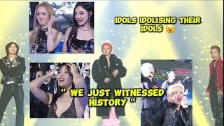 Kpop idols Reaction to BIGBANG's Surprise Reunion on MAMA