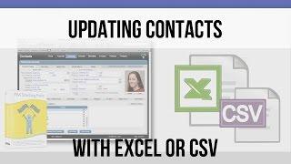FileMaker Video Training - Updating Contacts With Excel or CSV or TAB file