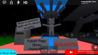 ROBLOX PIGGY CUSTOM CHARACTER | NEW! PUPPET PIGGY BOSS