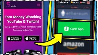 Earn Free Cash App Money WATCHING Twitch Streams thru STRIMLY APP