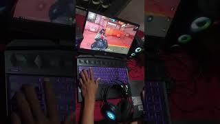 AAJAO 1VS1  LAPTOP PLAYER  FREEFIRE LAPTOP HANDCAM #freefire #ani