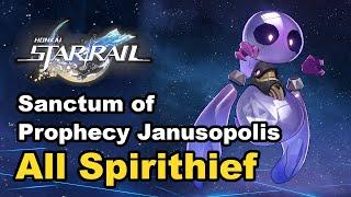 Sanctum of Prophecy Janusopolis - All Spirithief Locations - Honkai Star Rail