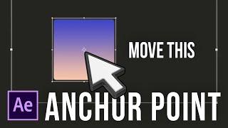 How To Center & Move Anchor Point in After Effects