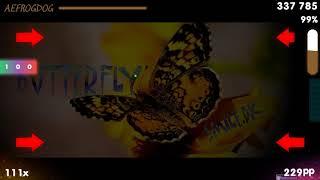 aefrogdog | SMILE.dk - Butterfly [Heavy] 1st +HDHRNCFL FC 99.64% {#1 449pp FC} - osu!