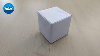 Куб из бумаги А4/A4 paper cube/БЕЗ КЛЕЯ