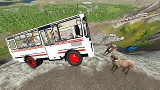 Our Bus Safari Might be Too Dangerous | Farming Simulator 22