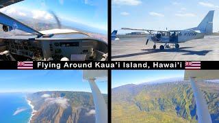 Air Ventures Hawaii FULL Tour of Kaua'i Island on a Gippsland GA-8 Airvan [N721AV] from Līhu'e.