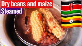 Did you know you can steam dry beans and maize?? GITHERI?