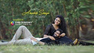 || Anudeep️Soniya || 4K Cinematic Shoot || Pre Wedding Shoot|| PachandanameSong ||Vinnu Creations||