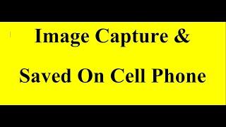 Image Capture & Saved Image Android Studio