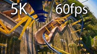 Montu front seat on-ride 5K POV @60fps Busch Gardens Tampa