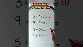 DESAFIO  #matematica #testedeqi #raciocinio #raciociniologico #aulas