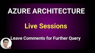 AZURE Architecture Live Session || Azure live Questions and answers #azure #techandart