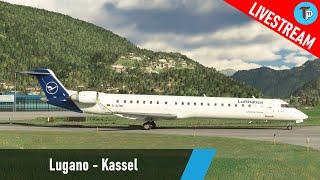 Flight Simulator 2020 | Lugano - Kassel (LSZA - EDVK) | CRJ 900 | Lufthansa CityLine