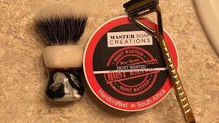 Head Shave with Master Soap Creations Most Wanted