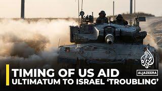 Timing of US aid ultimatum to Israel ‘troubling’: Analyst