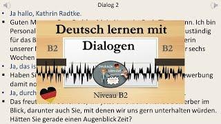 Dialoge B2 | Deutsch lernen durch Hören | 5 |