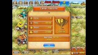 Farm Frenzy 3 Madagascar (level 79) only GOLD Веселая ферма 3 Мадагаскар (Уровень 79) Золото