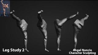  Character Sculpting 101: student work review Legs