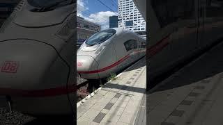 ICE3neo vertrekt van Utrecht centraal richting Frankfurt Main hauptbahnhof