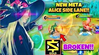 ALICE SIDELANE NOW BECOME NEW META IN THIS PATCH| MUST TRY HER NOW!? | MLBB