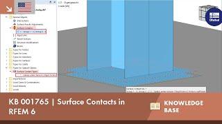 KB 001765 | Surface Contacts in RFEM 6