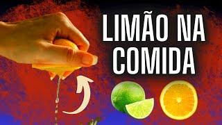 É isso que acontece quando você espreme limão na comida!