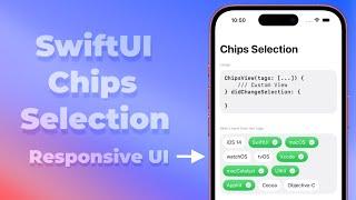 Responsive Chips Selection - Layout API - Resizable - iOS 16+ - Xcode 16