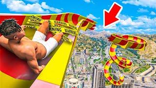 Die VERBOTENE WASSERRUTSCHE in GTA 5!