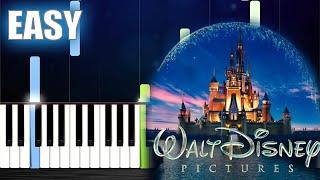 Disney Opening Theme - EASY Piano Tutorial by PlutaX