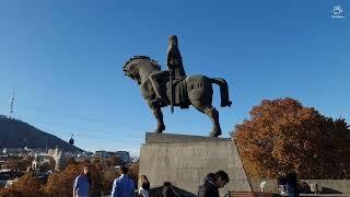 Древнейший храм Метехи в центре Тбилиси.