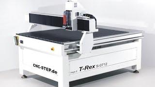 CNC-STEP | T-Rex CNC Fräse Router 3 Achs simultan Verfahrbewegung / 3 axis simultaneous high speed